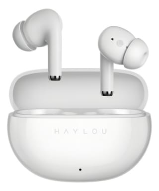 Auriculares in-ear gamer inalámbricos Haylou Bluetooth X1 S blanco con luz LED por $329 en Mercado Libre