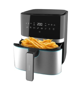 Freidora sin Aceite de 5,5 L de Aire Caliente Cecotec Cecofry Full Inox 5500 Pro. 1700 W por 59.9€
