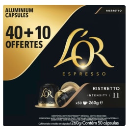 Capsules Café Ristretto L'or, 40+10 capsule à 9,99€
