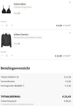 25% extra korting bij Otrium