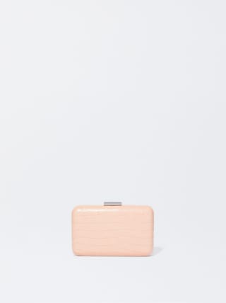 Clutch de fiesta con grabado animal por 7,99€.