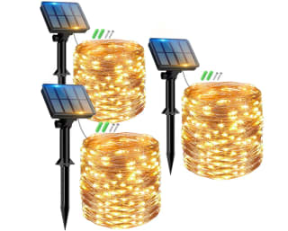3 Luces solares Led 8 modos de iluminación Peasur por solo 12,99€