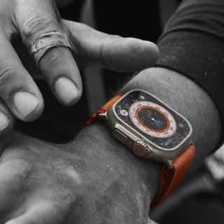 Apple Watch Ultra Oranje Nylon Band Small voor €607,20 bij Amazon
