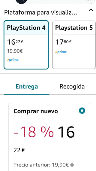 Among Us Crewmate Edition PS4 por 16,22€.