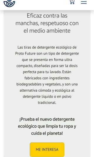 Prueba gratis nuevo detergente ecológico (seleccionados)