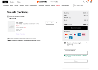 Zapatillas New Balance 480 Unisex por solo 55,21€