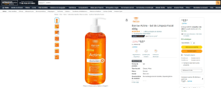 Gel de Limpeza Facial da Darrow Actine de 400g - R$ 53,90