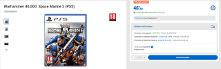 Warhammer 40,000: Space Marine 2 sur PS5 à 46,69€