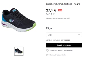 SKECHERS - Zapatillas Arch Fit She's effortless por 27,99€