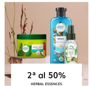 -50% de Descuento en la Segunda Unidad Herbal Essences.