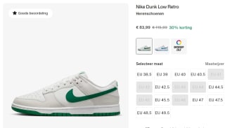 Nike Dunk Low Retro Herenschoenen voor €83,99 in de Nike store