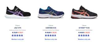 ASICS Outlet sale met tot wel 60% korting