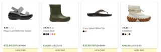 Tot 50% korting in de sale van Crocs