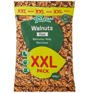 Natural Happiness walnoten Raw 500 gram voor €3,79 bij de Action