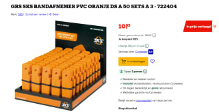 50x 3 bandenafnemers voor €10,95 bij Bol