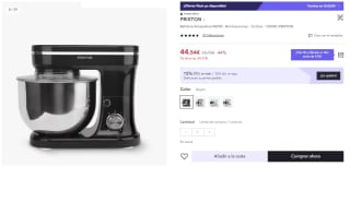 Batidora Amasadora KR200 marca Prixton por 31.2€