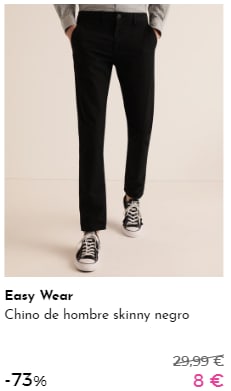 Bermudas y Pantalones para ellos por 7€ y 8€