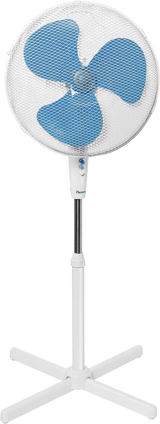 Bestron Staande ventilator met 3 snelheden ASV45W met 75° oscillatiefunctie voor €14,97 bij Amazon