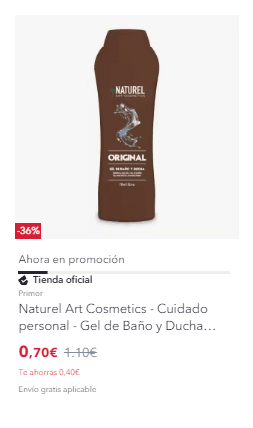 Recopilación ofertas flash desde 0,70€ (salud y belleza)