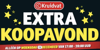 Aankondiging: extra koopavond Kruidvat (13 dec)