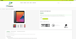 Apple iPad 10.2 2021 256GB WiFi Gris por solo 376€