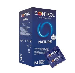 Control Preservativos Nature Caja Pack Ahorro 24 Condones para un Placer Natural Lubricados por solo 6,70€