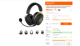 Forgeon General Auriculares para Gaming Inalámbricos por 88,99€