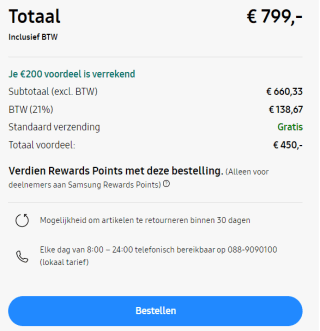 Samsung QLED 65Q80B (2022) voor €799 dmv code bij Samsung
