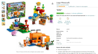 Pack Lego Minecraft por $606 en Amazon
