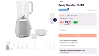 Smeg Blender BLF01 voor €99,95 bij iBOOD