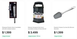 Utensilios de cocina desde $1.399 ARS por Hudson