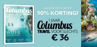 50% korting op 10 edities Columbus Travel