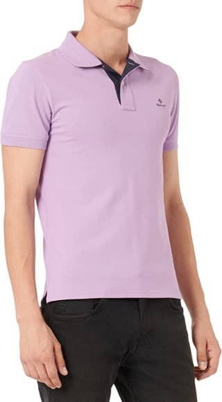 Gant Contrast Collar Pique Poloshirt voor €35,95 bij Amazon