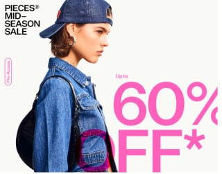 Tot 60% korting in de sale bij Pieces