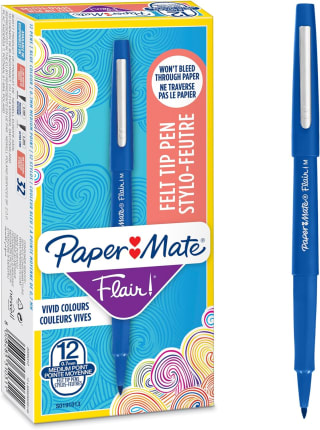 Paper Mate Flair 12 Rotuladores punta mediana de 1,1 mm por 2,47€