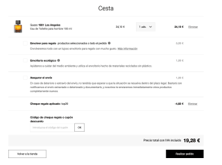 Guess 1981 Los Angeles Eau de Toilette Hombre por solo 19,28€