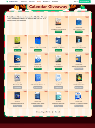 Gratis 18 Software PDF 2024 con SwifDoo