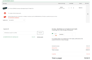 60 latas Cerveza rubia El Águila Dorada por 19,38€