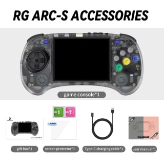 Consola portátil juegos Retro ANBERNIC RK3566 RG ARC-S por 64,81€