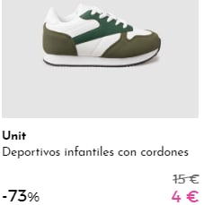 Calzado infantil UNIT por 4€