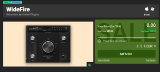 Gratis WideFire Saturation by United Plugins VST