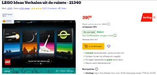 LEGO Ideas Verhalen uit de ruimte voor €39,99 bij Bol.com