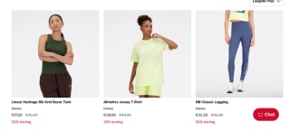 Tot 50% korting tijdens de New Balance mid zomer sale