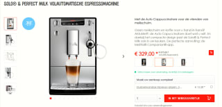 Melitta Caffeo Solo Perfect Milk E 957-103 - Espressomachine voor €329 bij Meltta