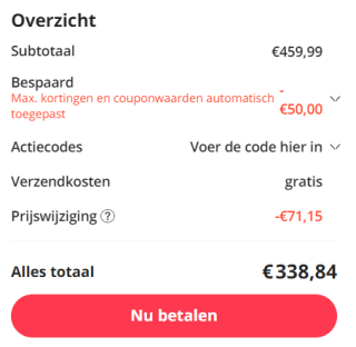 Realme GT 6T 256GB voor €338,84 dmv code bij Aliexpress