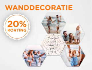 20% korting op wanddecoratie bij Smartphoto