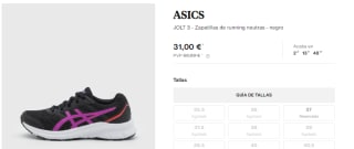 Zapatillas deportivas Asics y Reebok desde 24€ ofertazas