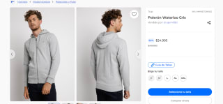 Polerón Waterloo Gris por $24.995