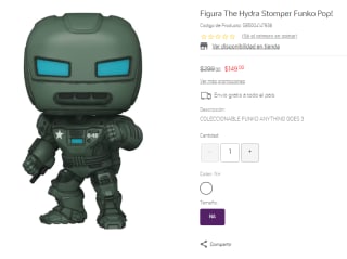 Funko Pop The Hydra Stomper por $149 en Suburbia