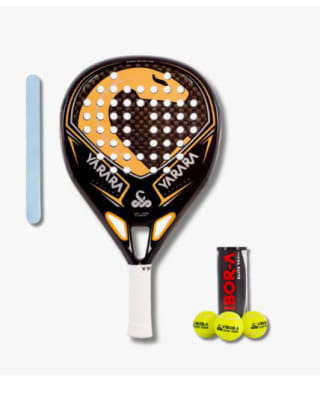 Pala de padel Vibor-a Yarara Liquid 22 + 1 Bote de Pelotas Vibora + 1 Protector Transparente por 68.73€ (Cuenta Nueva 58.73€)